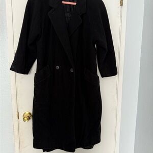 London Fog Classic Black Trench Coat